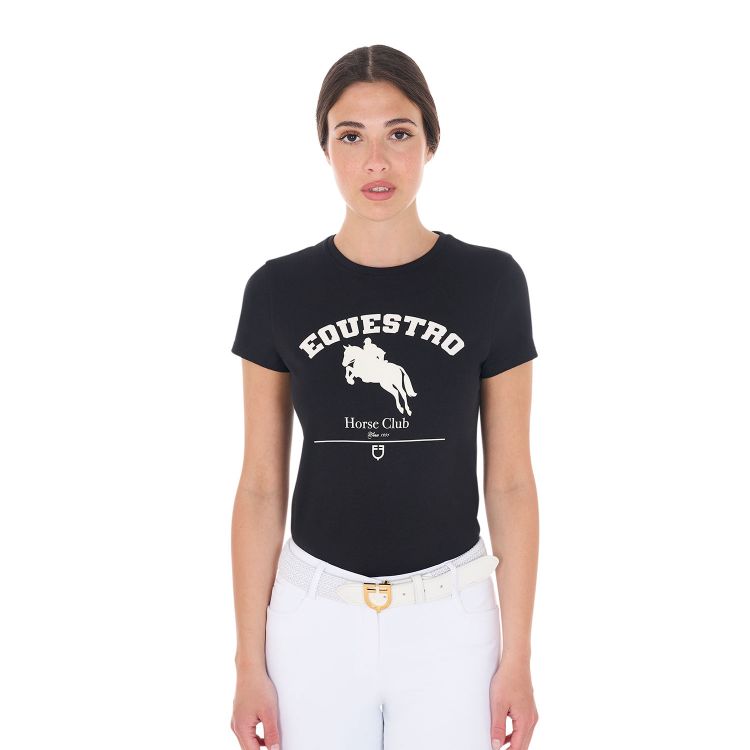 T-shirt donna Jumping Horse Club Equestro