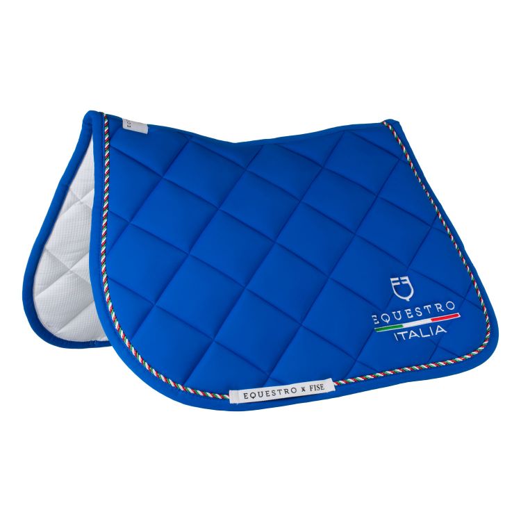 Sottosella salto piping tricolore Equestro X FISE