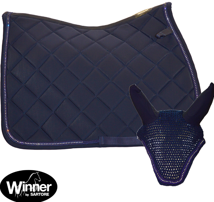 Sottosella con strass e due cordini" Winner"
