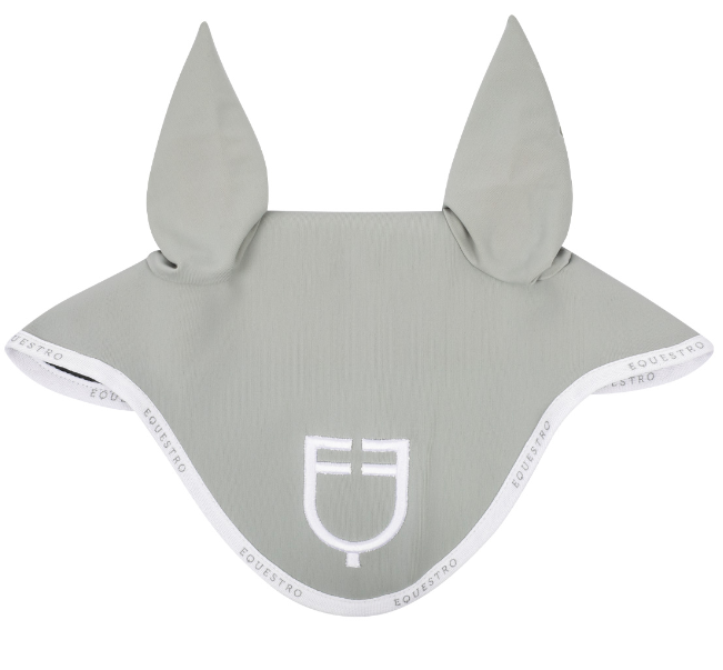 Cuffietta cavallo in tessuto tecnico con logo" Equestro"