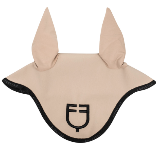 Cuffietta cavallo in tessuto tecnico con logo" Equestro"