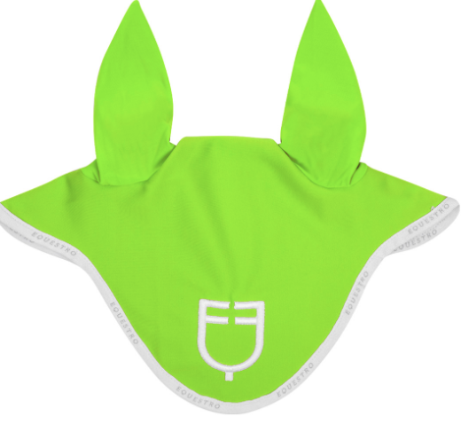 Cuffietta cavallo in tessuto tecnico con logo" Equestro"