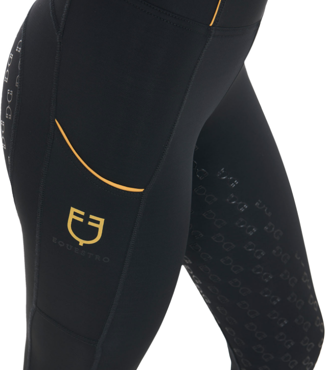 Leggings Donna con fodera in pile