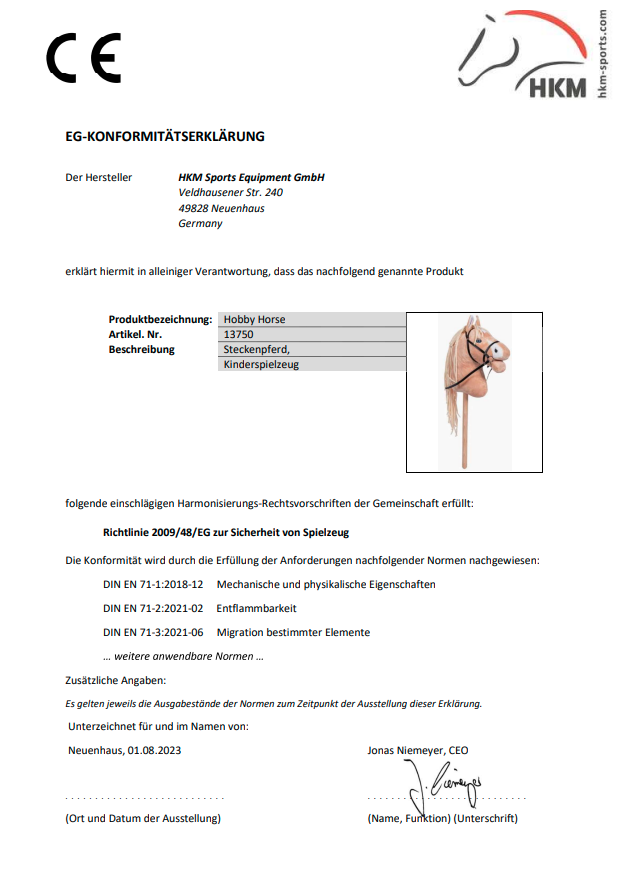 Cavallino giocattolo Hobby Horse