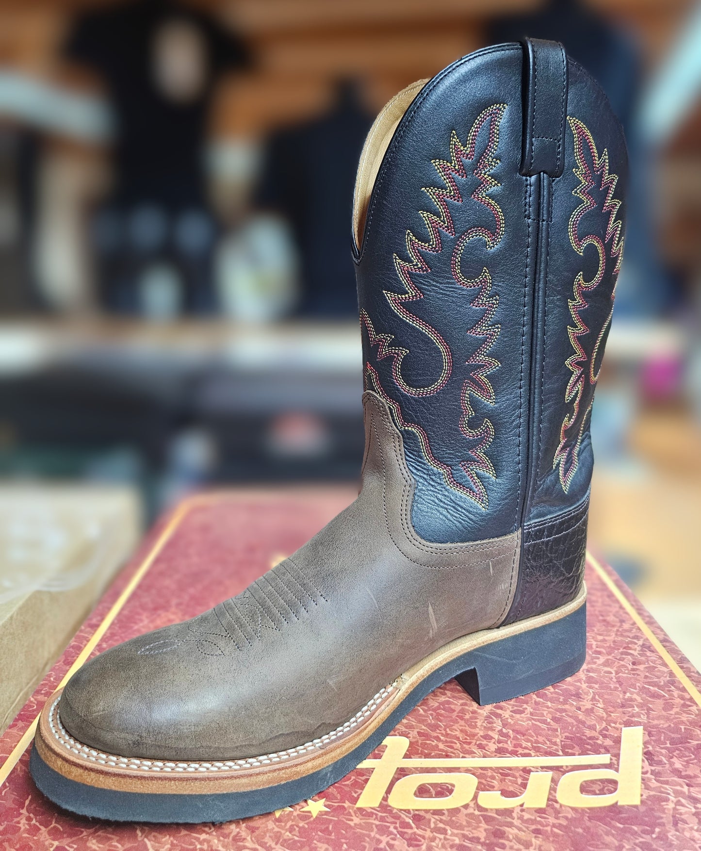 STIVALI OLD WEST IN PELLE