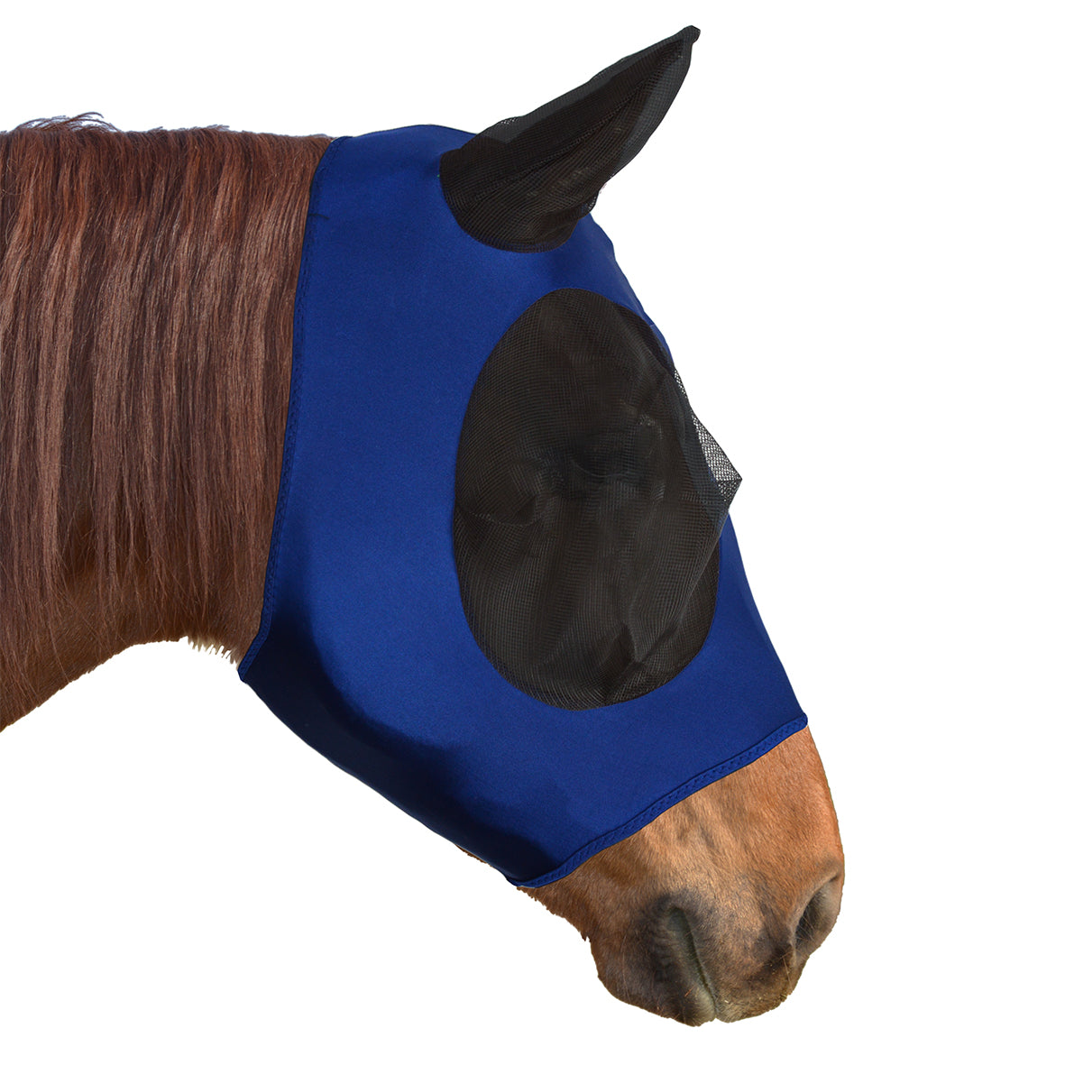 Maschera antimosche in lycra copriorecchie e occhi in rete
