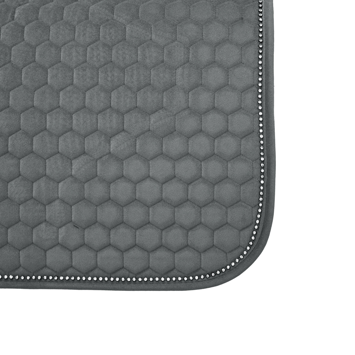 Sottosella in velluto con cristalli Winner + cuffietta abbinata