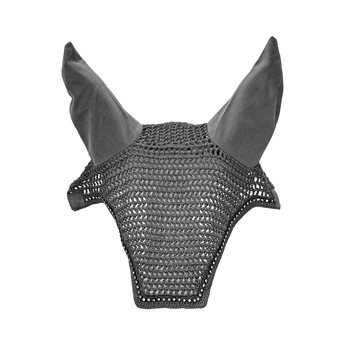 Sottosella in velluto con cristalli Winner + cuffietta abbinata