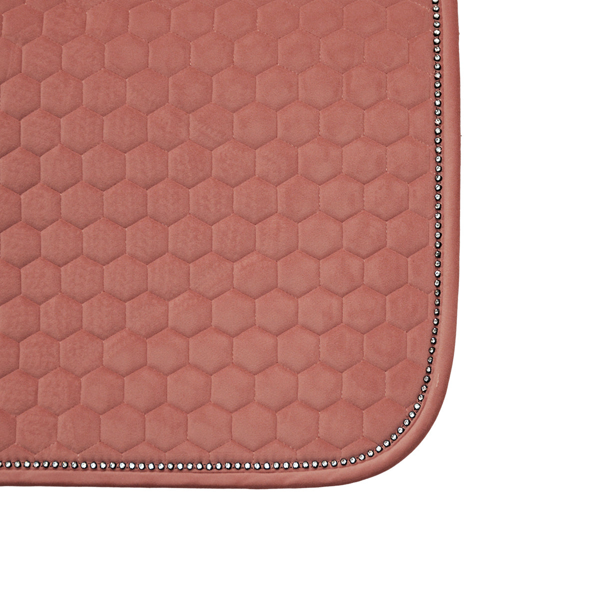 Sottosella in velluto con cristalli Winner + cuffietta abbinata