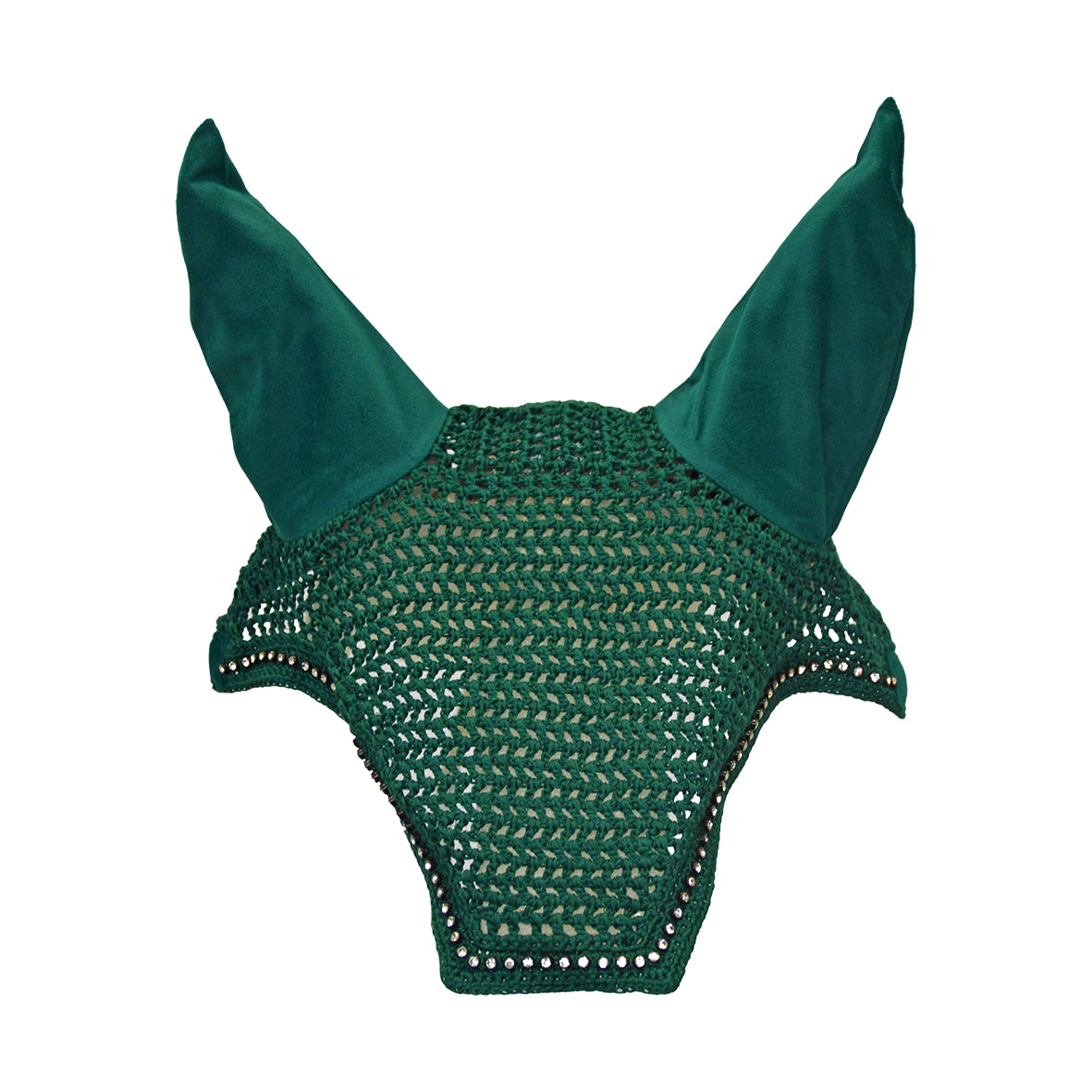 Sottosella in velluto con cristalli Winner + cuffietta abbinata