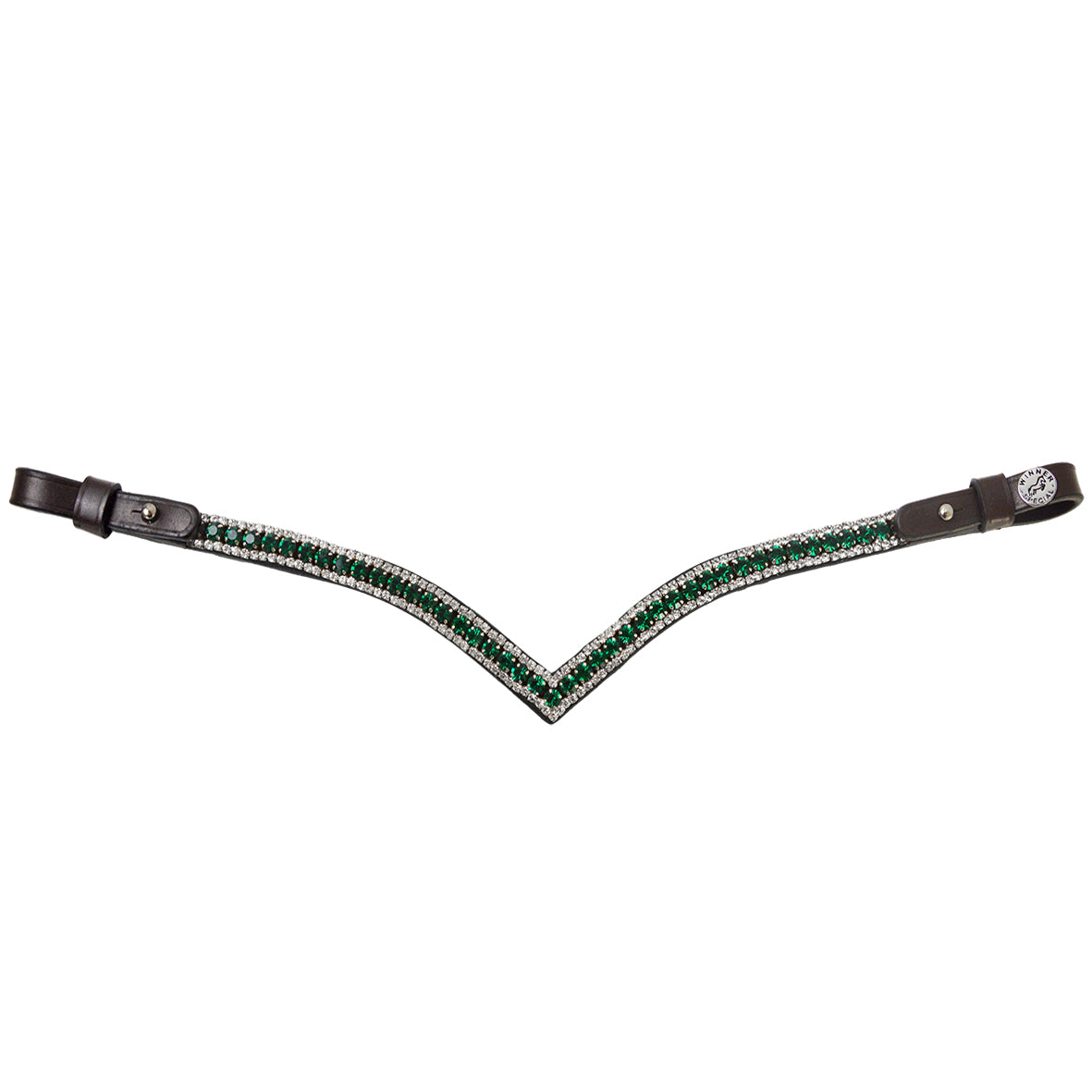 Frontalino a V Strass