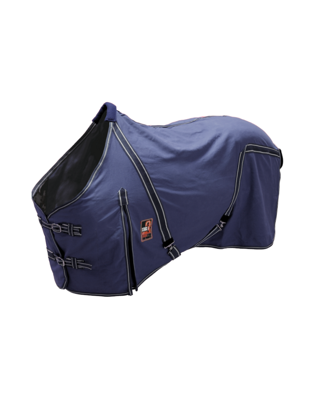 Coperta per Cavallo in Cotone Canvas con Soffietti Laterali da Box