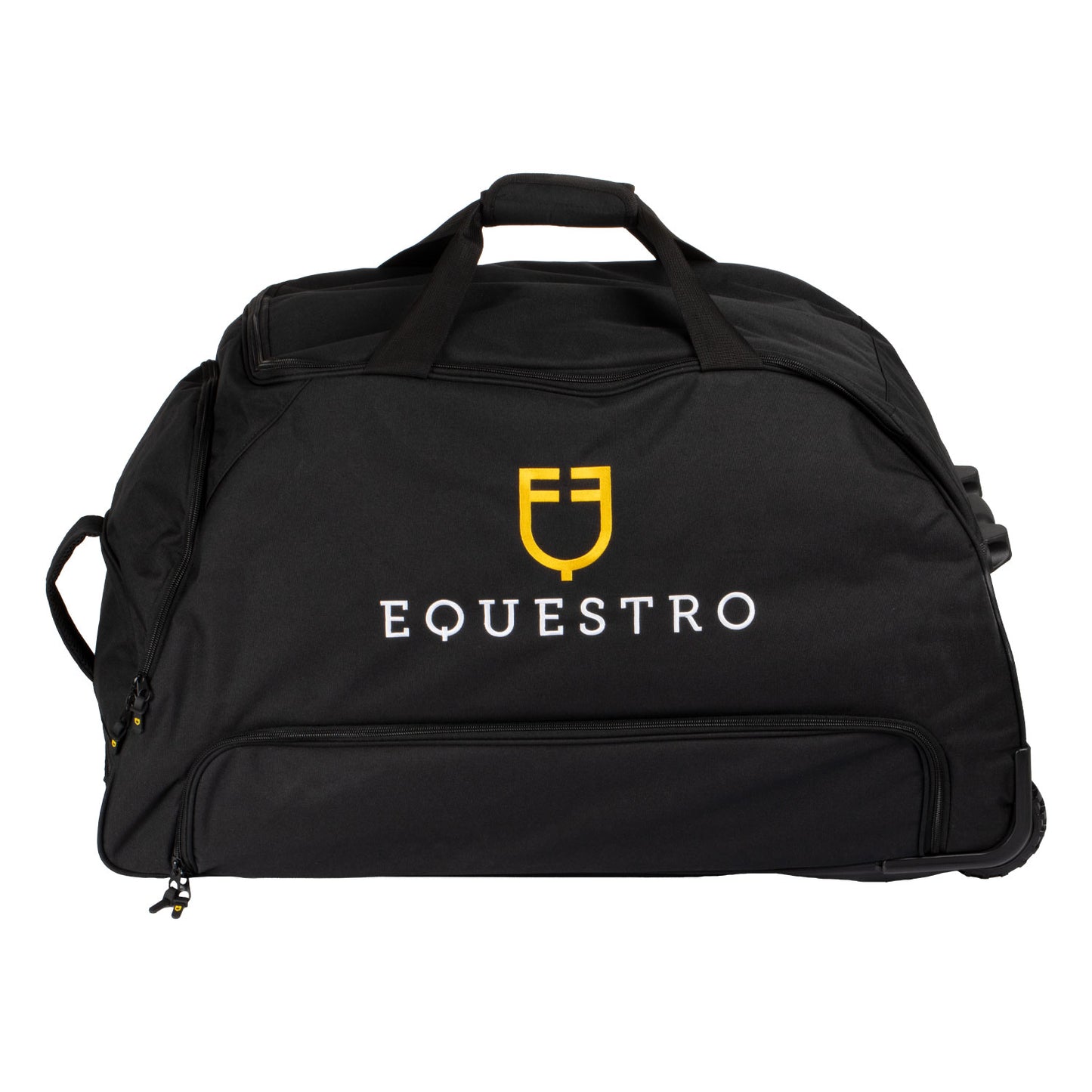 Borsa trolley con logo ricamato