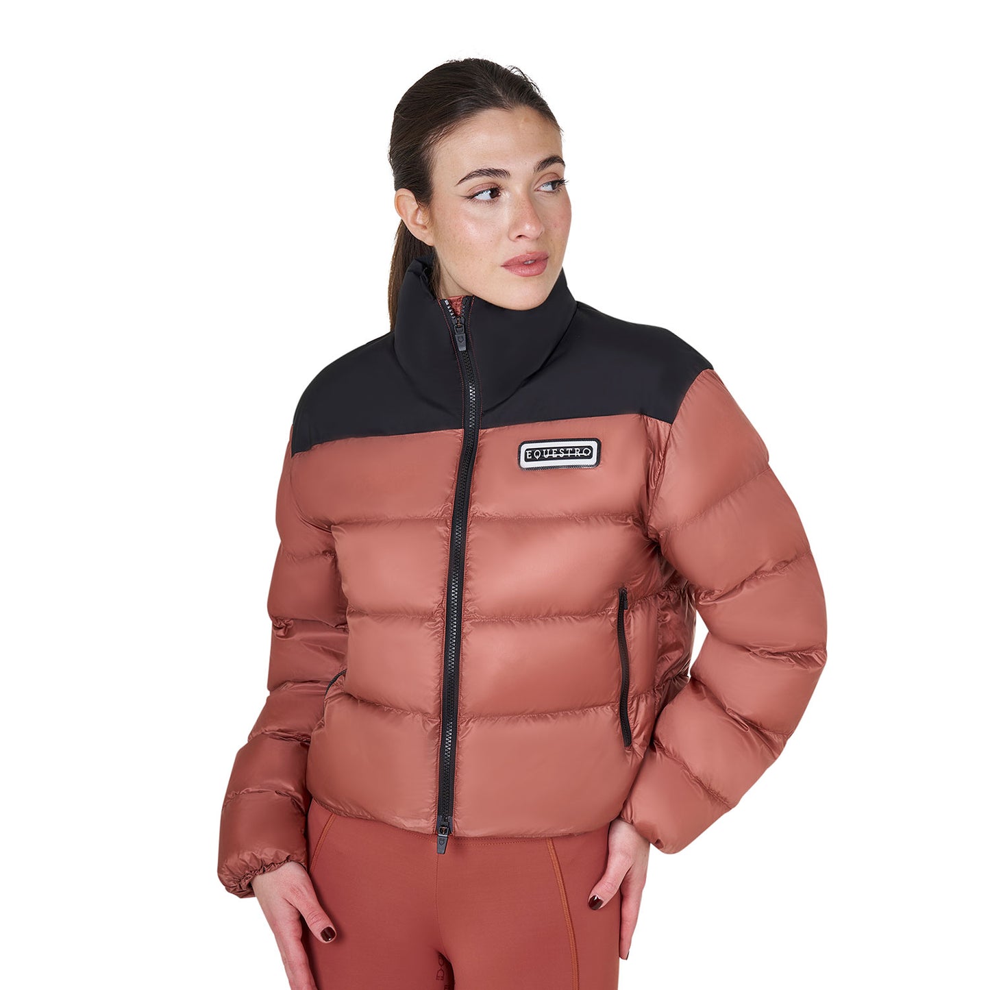 Giacca piumino donna in tessuto tecnico