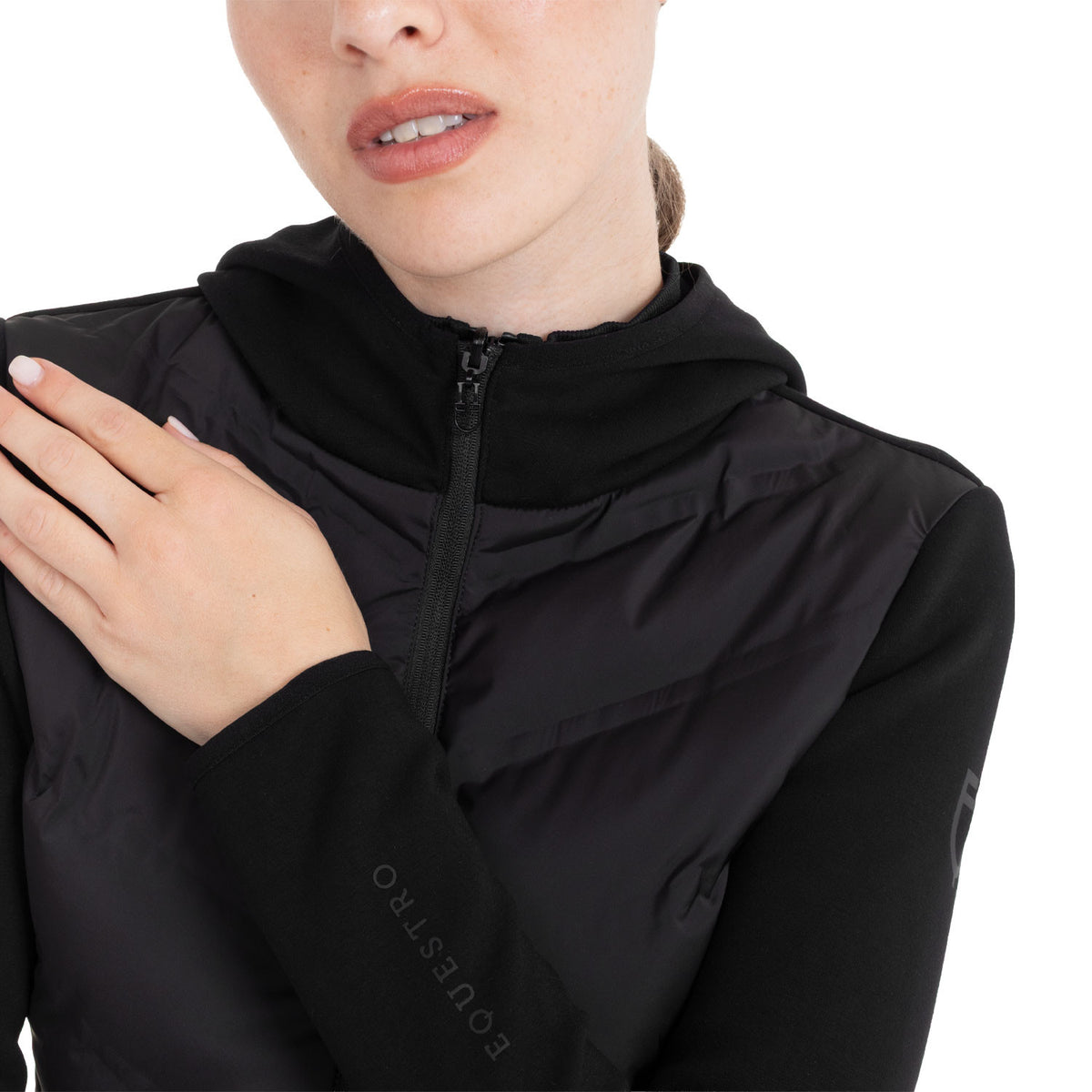 Capospalla tecnico donna con imbottitura frontale