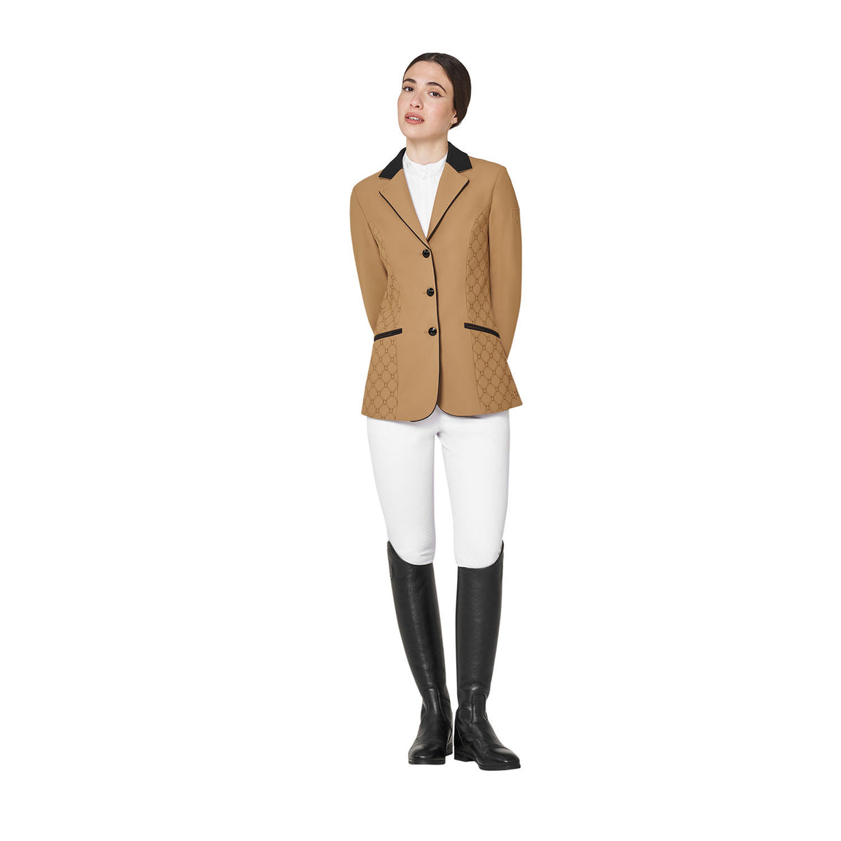 Giacca concorso donna monogram in tessuto effetto velluto