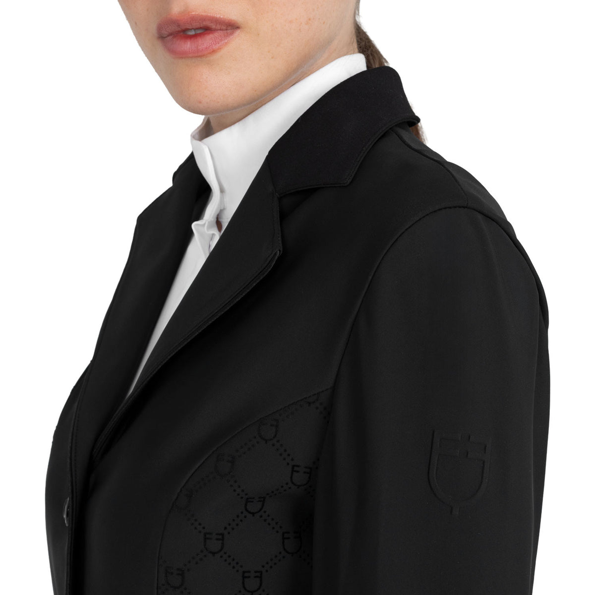 Giacca concorso donna monogram in tessuto effetto velluto