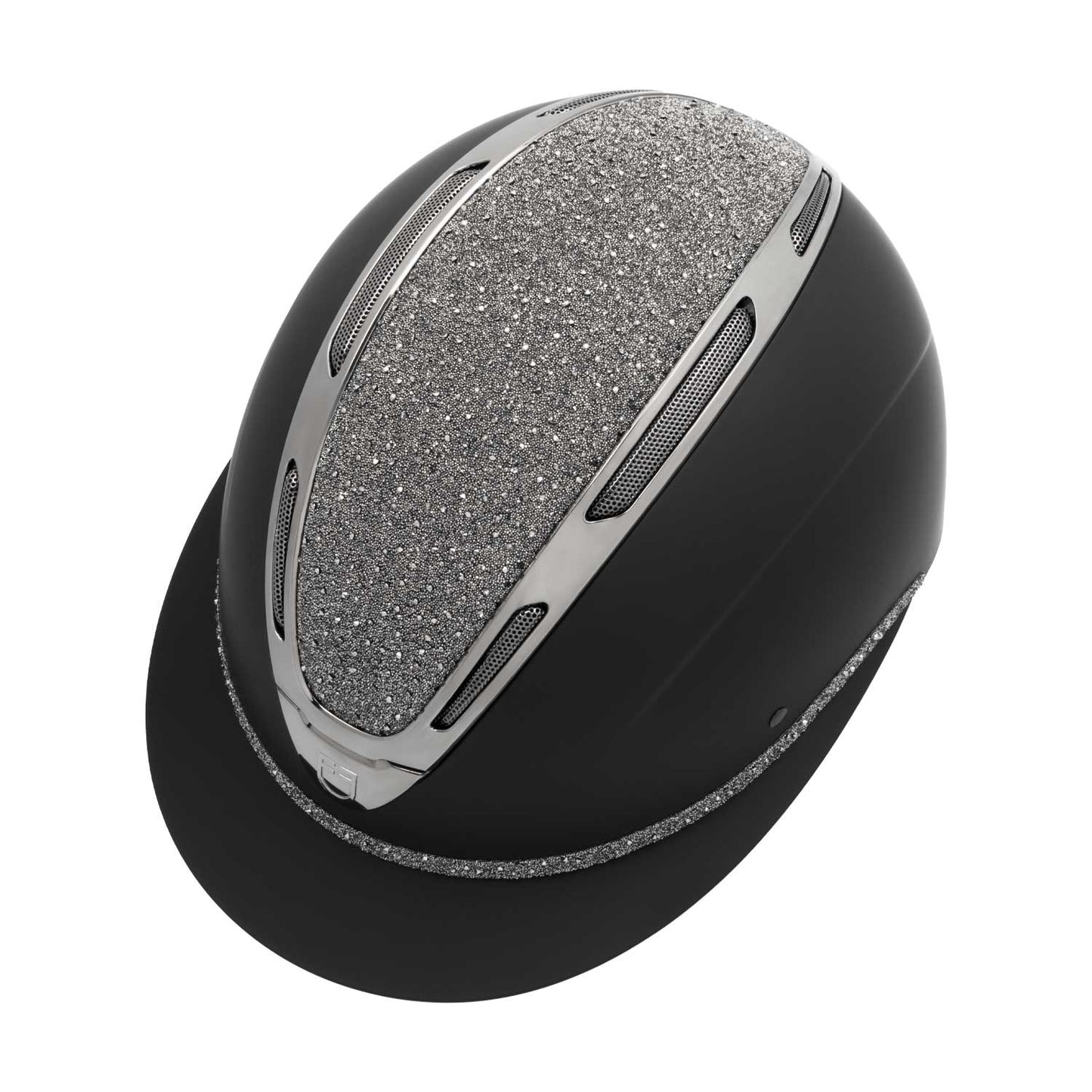 Cap Apocalypse Donna Equestro con Calotta Opaca e Brillantini – EN 1384:2023