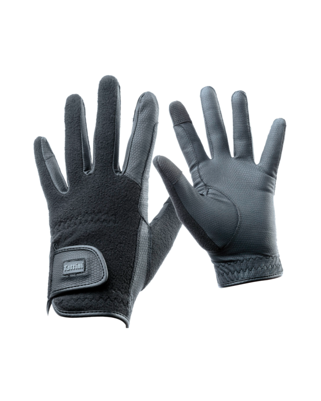 Guanti con dorso in pile