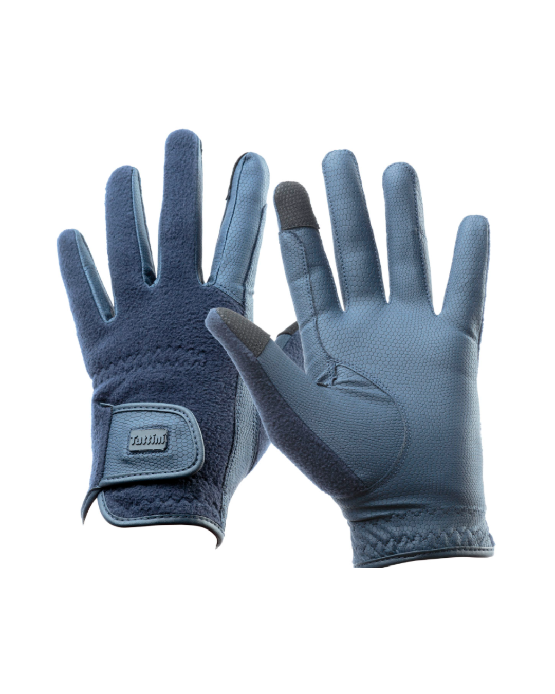 Guanti con dorso in pile