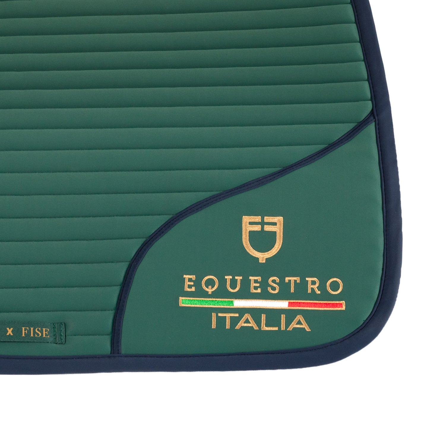 Sottosella salto con logo ricamato Equestro X FISE 100