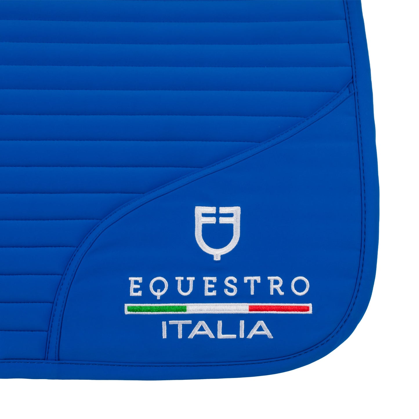Sottosella salto Equestro X FISE con logo ricamato – Azzurro Italia