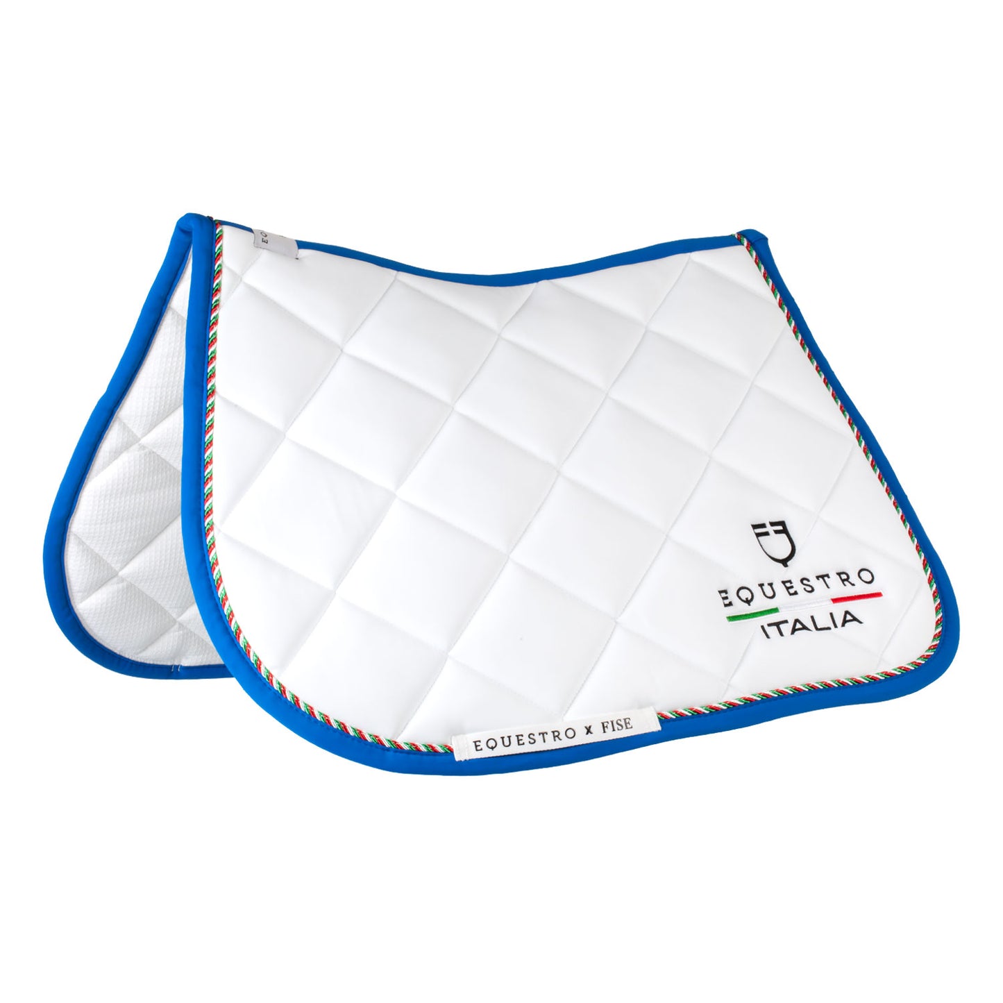 Sottosella salto piping tricolore Equestro X FISE
