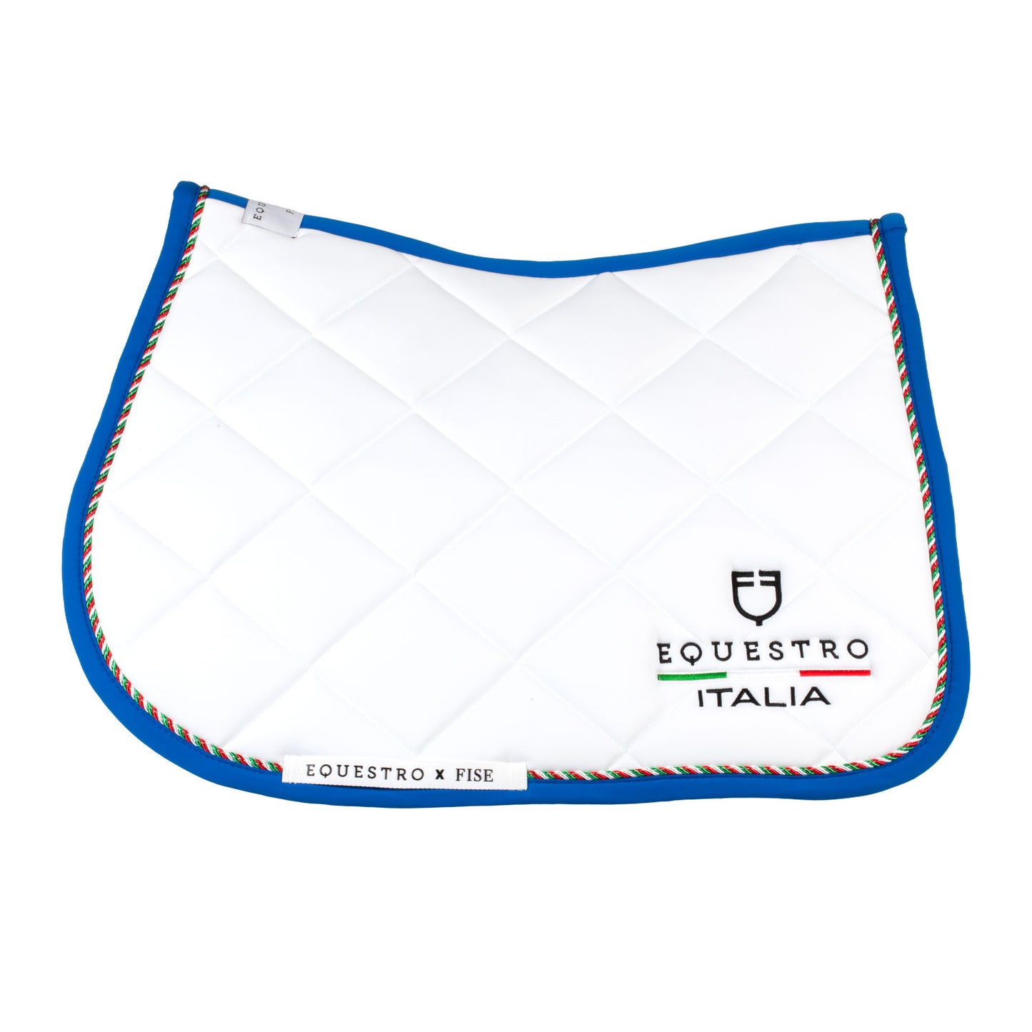 Sottosella salto piping tricolore Equestro X FISE