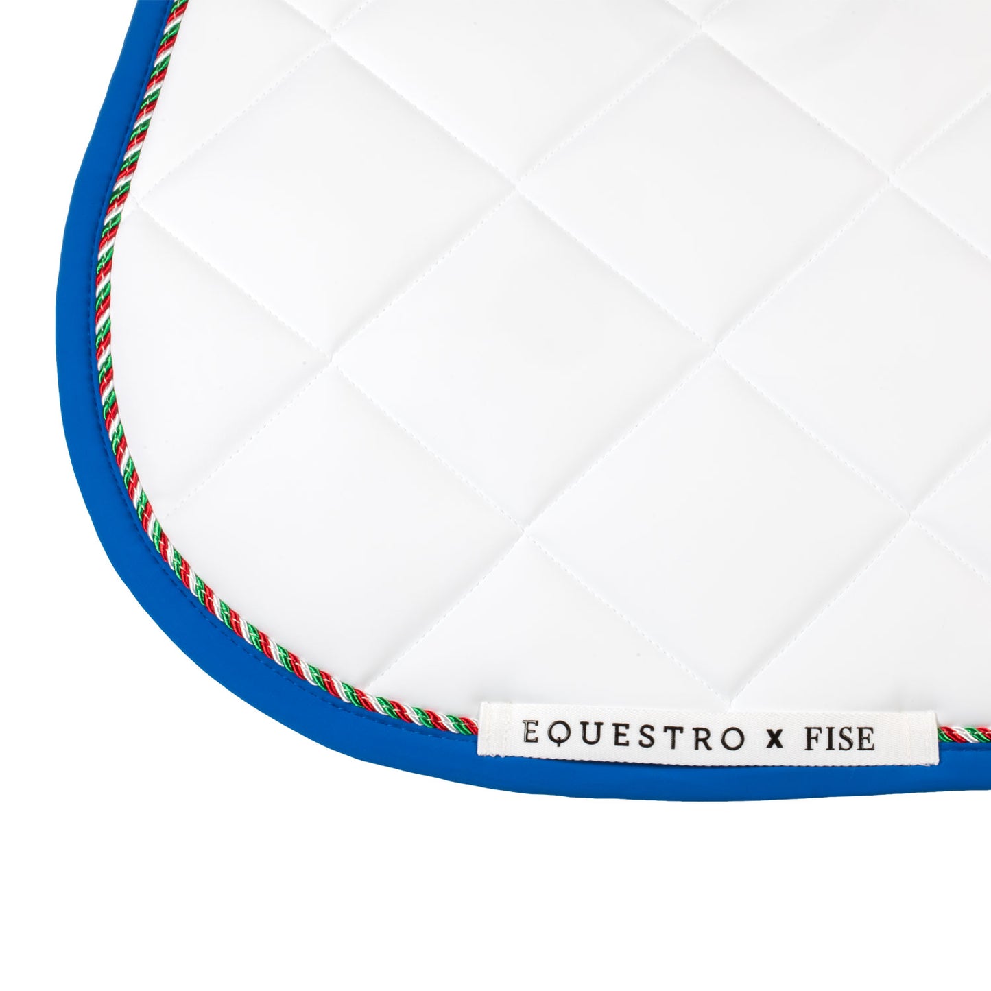 Sottosella salto piping tricolore Equestro X FISE