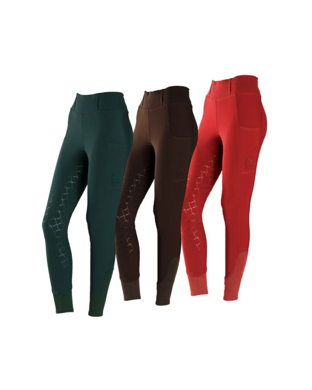Leggings da Equitazione Tattini Agatea Donna — Grip Tessuto Tecnico Protezione UV