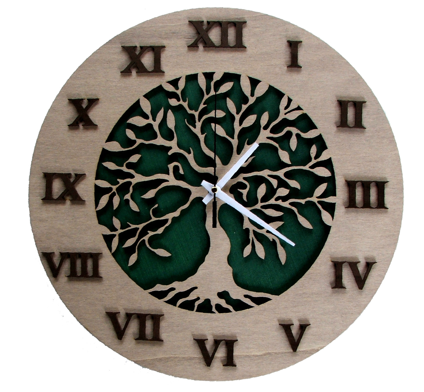 Orologio da parete in legno