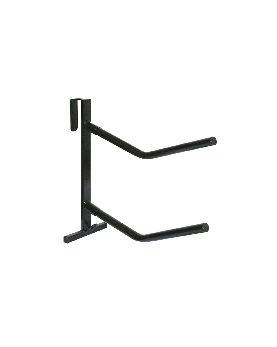 Portasella da Box Smontabile Portatile per 2 Selle in Metallo Nero