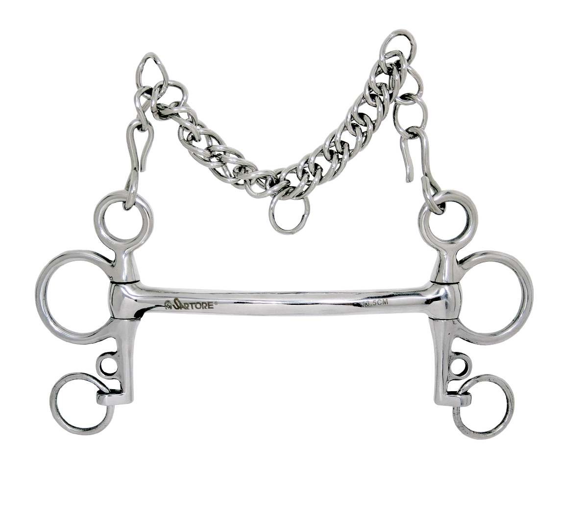 PELHAM INTERO INOX MM 11 PIENO