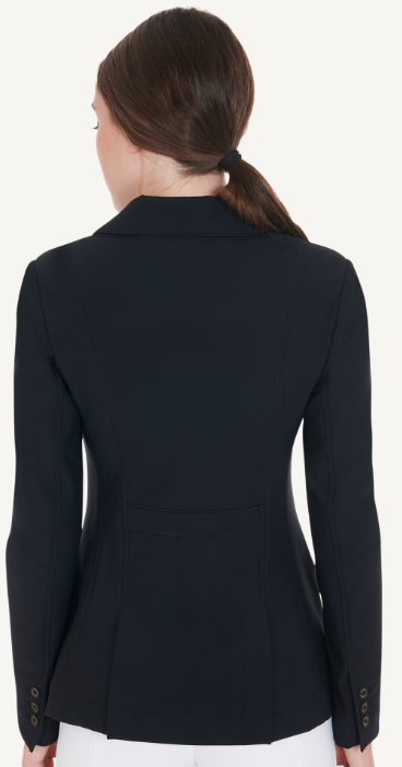 Giacca da concorso donna Equestro in tessuto tecnico stretch traspirante