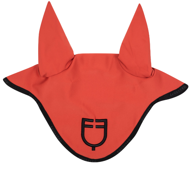 Cuffietta cavallo in tessuto tecnico con logo" Equestro"