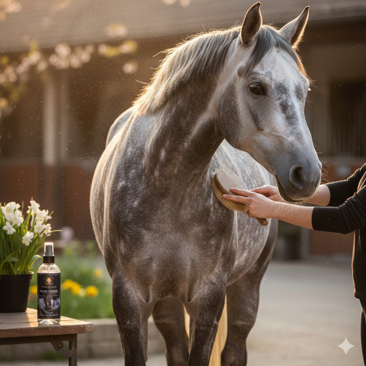 Marzo si avvicina: 3 segreti per gestire la muta del pelo (e far splendere il tuo cavallo)