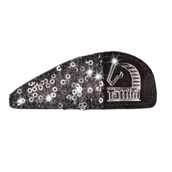 SUEDE PATCH WITH PAILLETTES