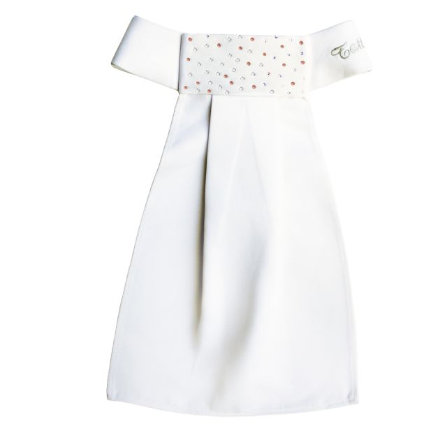 PLASTRON TATTINI CON CRISTALLI ORO ROSA E BIANCHI