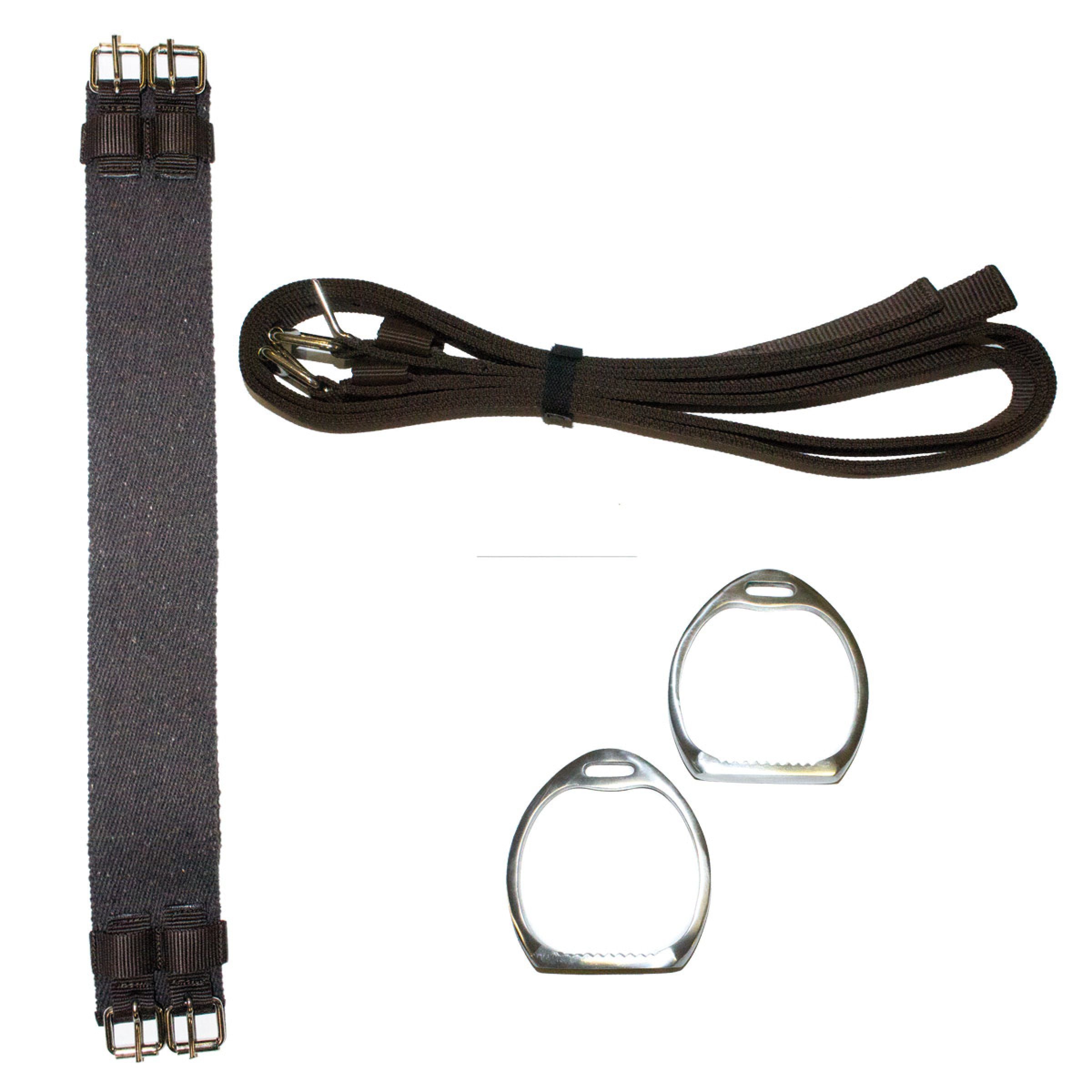 SELLA PONY DASLO GOLD, IN CUOIO