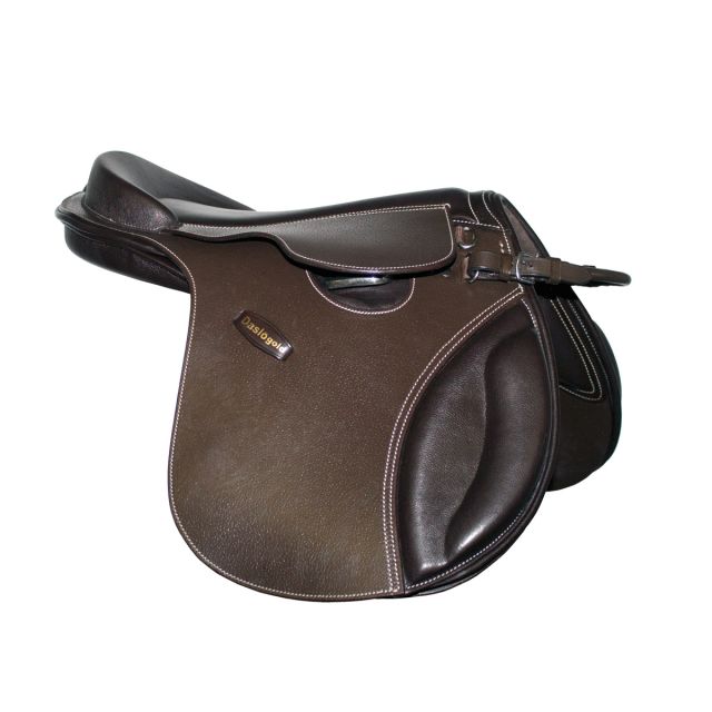 SELLA PONY DASLO GOLD, IN CUOIO