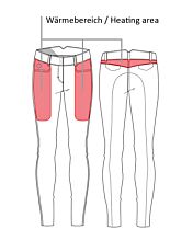 Pantaloni Riscaldanti HKM Keep Warm – Vita Alta