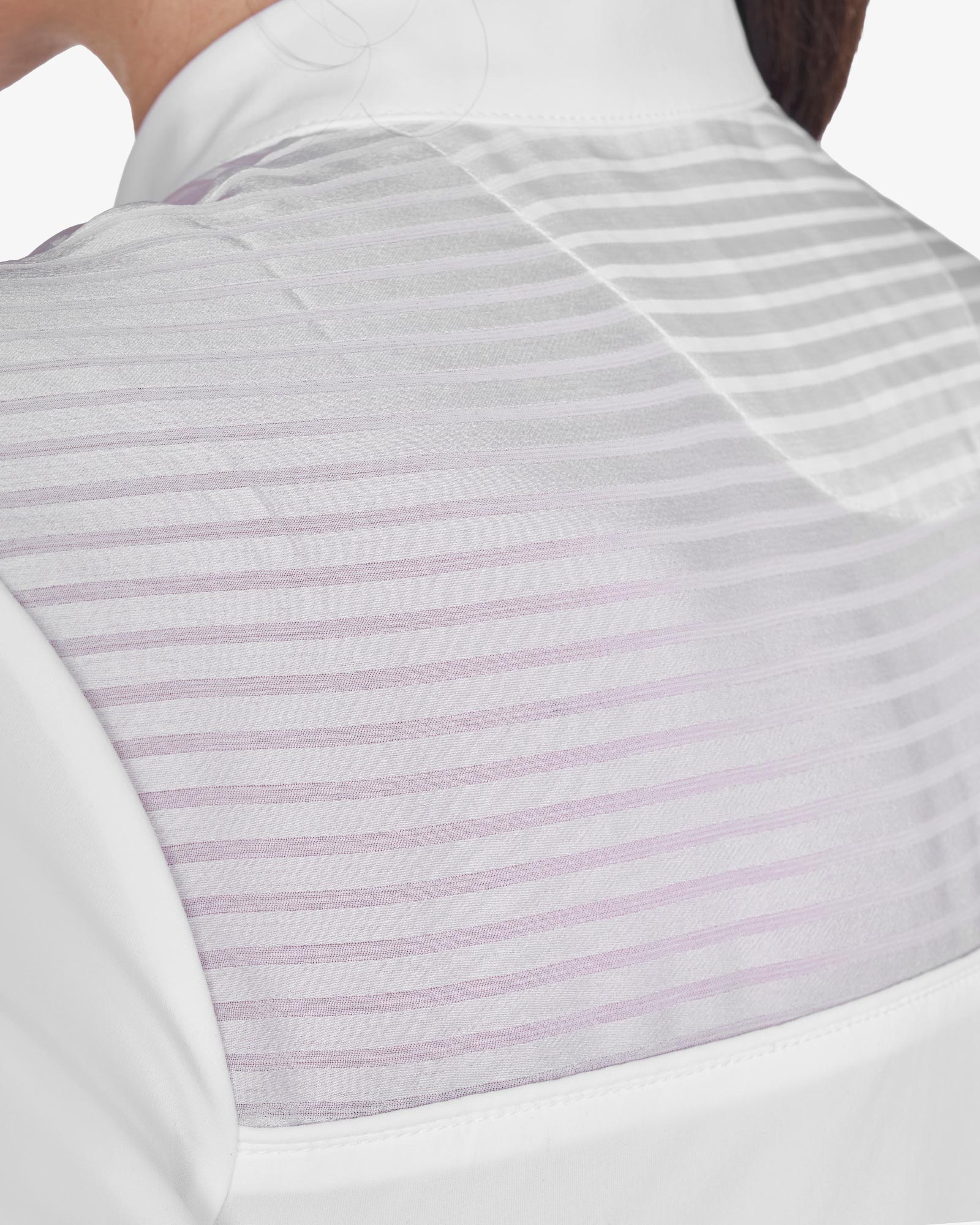 Polo concorso donna slim fit con inserti in tessuto simil seta 2026