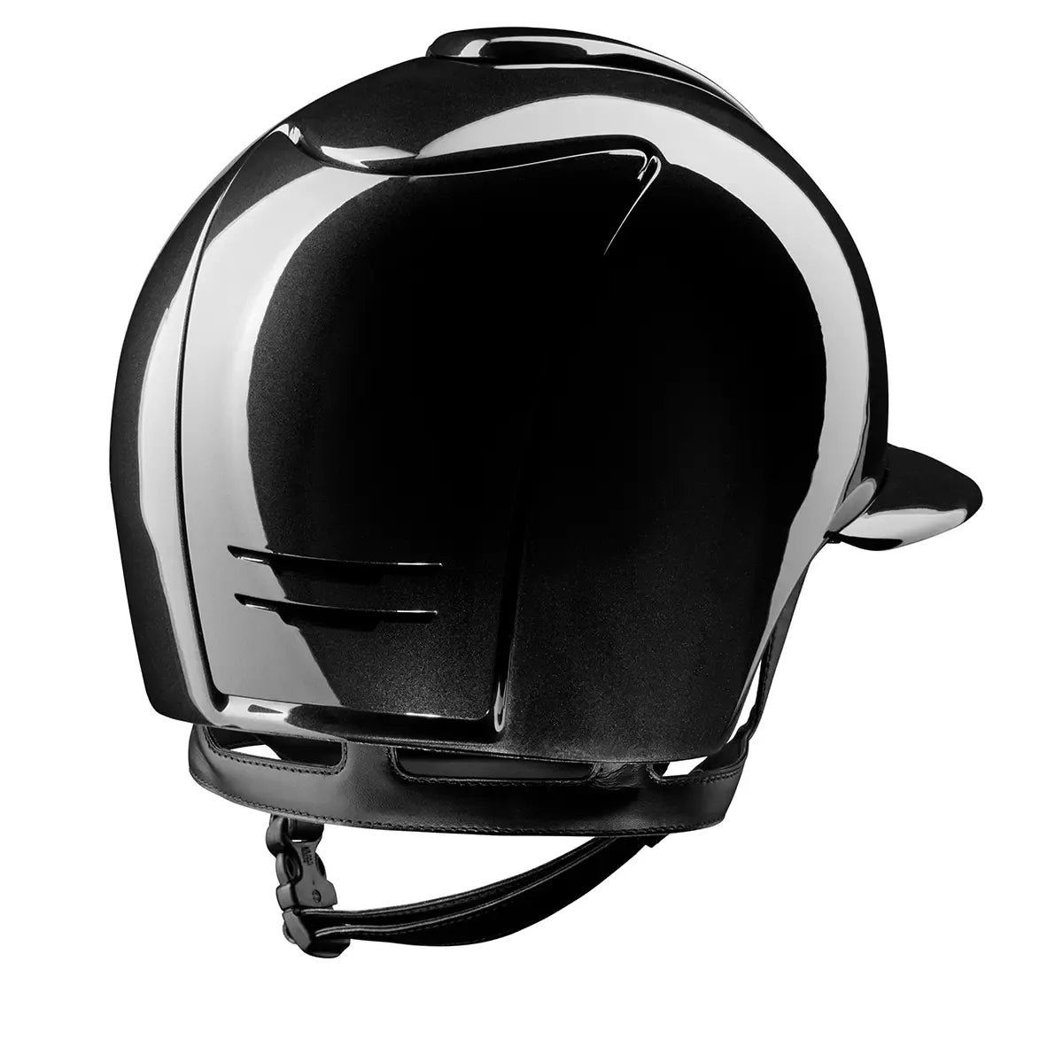Casco Equitazione Cromo 2.0 / Shine Nero / Visiera Polo Large