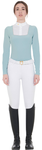 Polo donna slim fit con bottoni da concorso "Equestro"