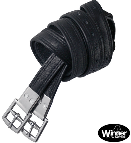 Staffili antiallungamento Winner in nylon foderati in pelle Winner
