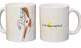 Tazza con motivo equestre