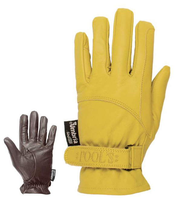 Guanti pelle morbida  c/chiusura velcro