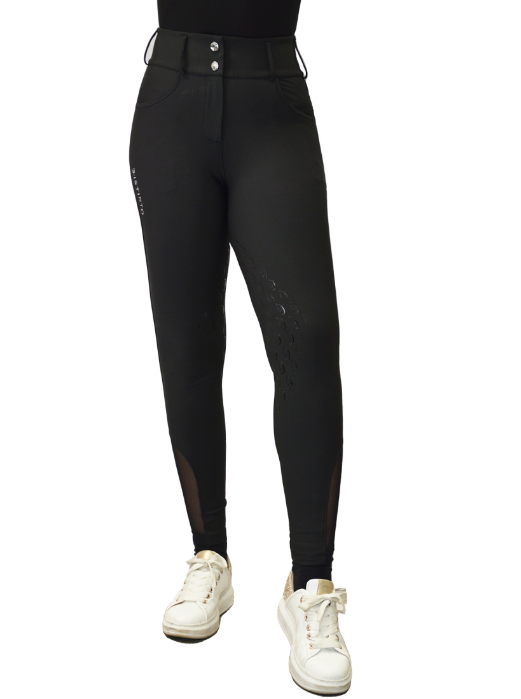 Pantaloni "Orchidea"  con grip al ginocchio "D-istinto"
