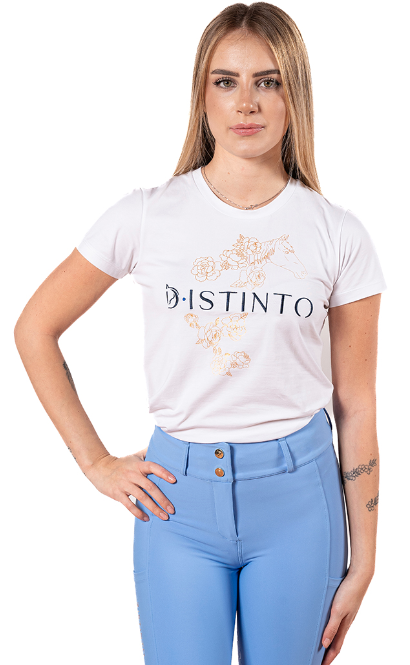 T-shirt D-istinto Peonia manica corta