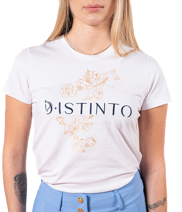 T-shirt D-istinto Peonia manica corta